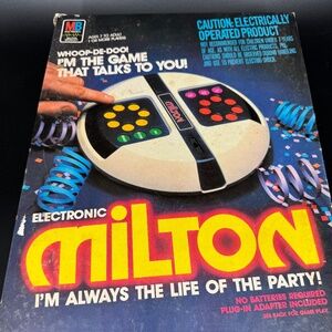 Milton Bradley Electronic Milton The Game That Talks To You 80s Vtg Tested Works